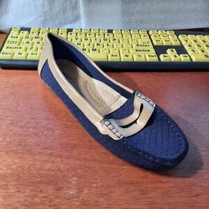 NEW ! Cloud 7 Stitchlite Loafter black /Cream Size US7-7.5/EU38